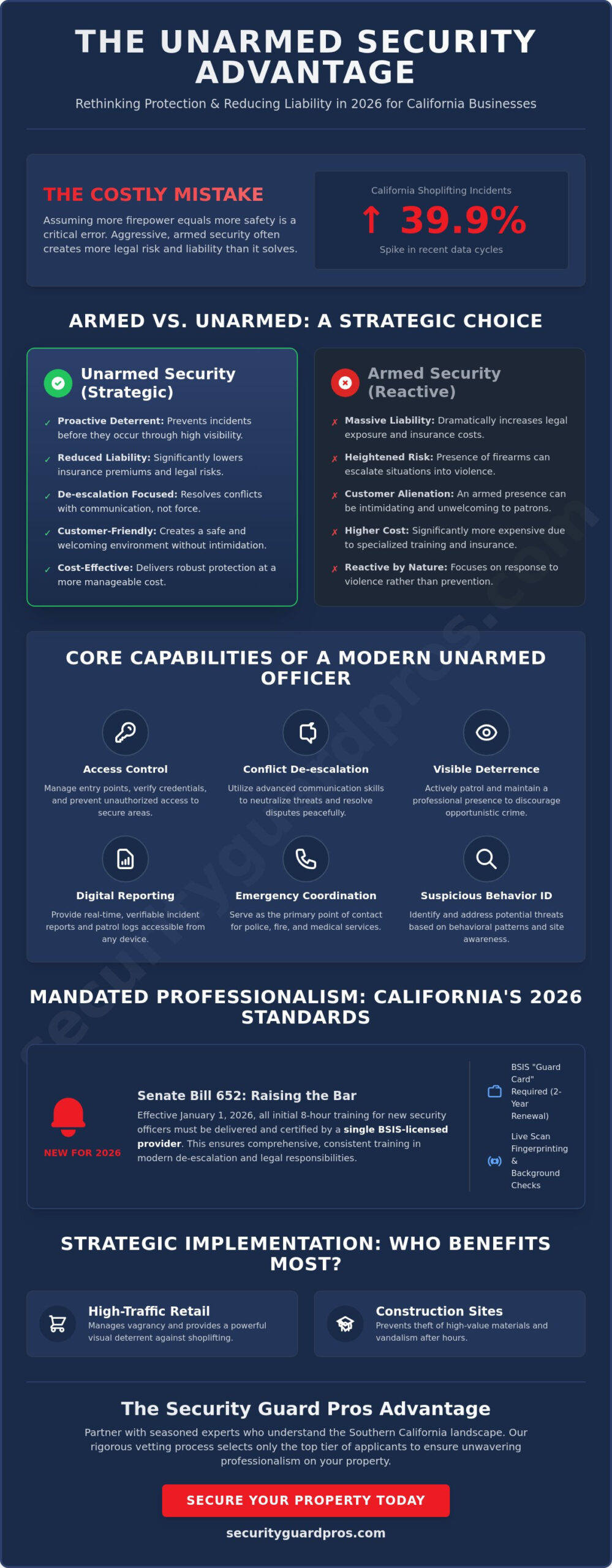 unarmed security: a strategic guide for southern california businesses in 2026