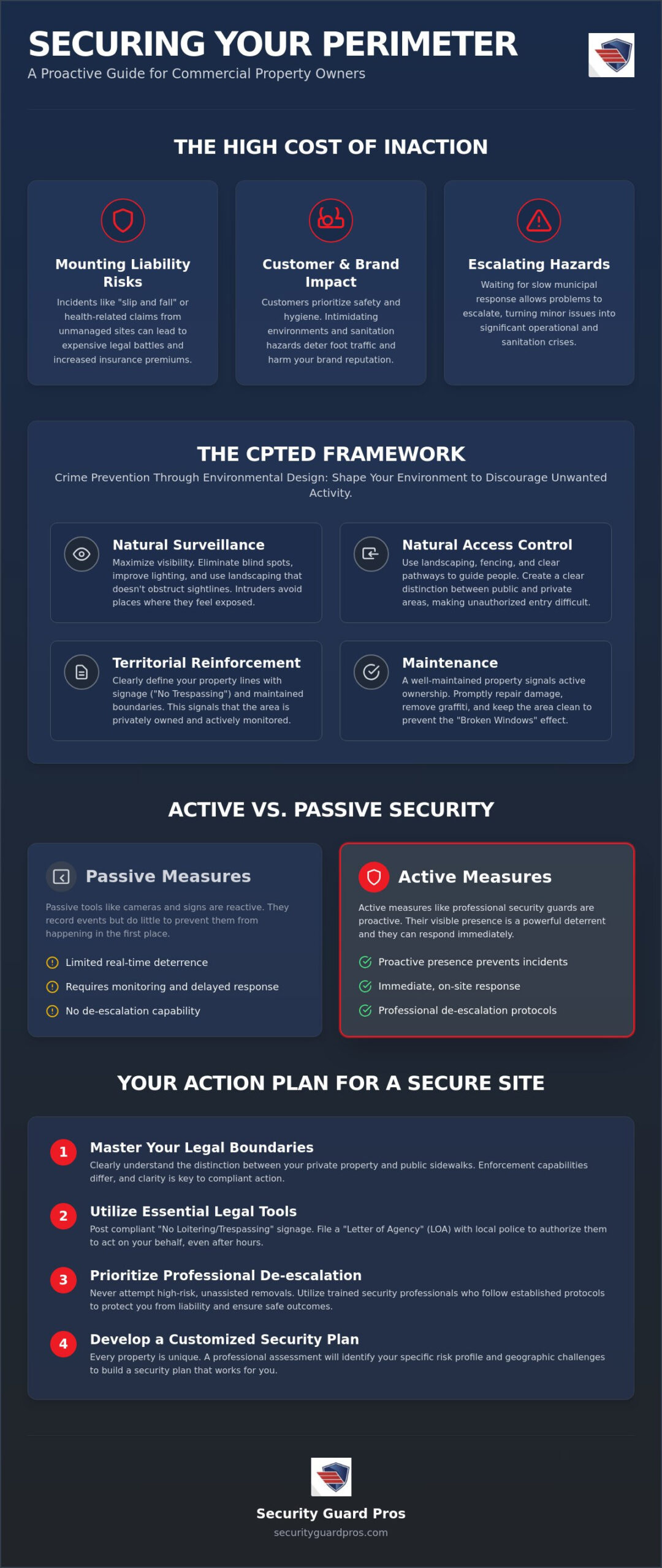 deterring homeless encampments near your business: a 2026 security guide